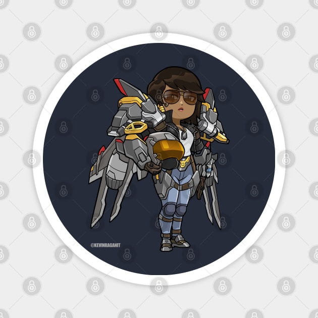 Aviator Pharah Magnet by fallerion